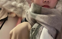 玖慕（JIUMU）纯羊毛围巾女冬季披肩女士秋冬保暖围脖生日圣诞礼物礼盒装 SZ006 牛油果绿 实拍图