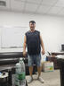 紡布者潮牌大碼男裝夏季加肥加大男士休閑寬松背心胖子無(wú)袖上衣 黑色 6XL 曬單實(shí)拍圖