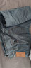 潮酷胖胖熊 牛仔褲男彈力寬松直筒褲 秋冬常規款大碼牛仔長(cháng)褲 藍灰色072# 36 (2尺8)175斤左右 曬單實(shí)拍圖