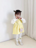 G.DUCKKIDS寶寶衣服秋裝兩歲兒童兩件套2025新款可愛(ài)春季1嬰兒女童春秋套裝 嘟嘟熊 黃色套裝 嘟嘟熊  黃色套 100 建議身高90-100cm年齡3-4歲 曬單實(shí)拍圖