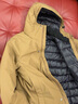 君羽戶外羽絨服男中長款商務風鵝絨服800蓬白鵝絨連帽羽絨大衣G52199 深卡其 L （推薦146-160斤） 曬單實拍圖