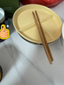 INMIND HOUSE 早餐盤(pán)分割式三格分隔餐盤(pán)ins風(fēng)減脂陶瓷加深定量食物分裝水果盤(pán) 8.5英寸三分格【奶黃色】 曬單實(shí)拍圖
