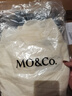 MO&Co.連衣裙夏拼接式背心吊帶斜裁打攬收腰長裙黑色含天絲摩安珂 米杏色 S 160 曬單實(shí)拍圖