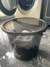 水桶家用儲水用加厚塑料桶手提小水桶學(xué)生宿舍用透明帶蓋食品級 透明黑/大號-水桶 曬單實(shí)拍圖