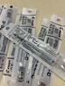 百樂(lè )（PILOT） 日本BLS-HC3\/4\/5中性筆芯替芯針管筆芯 0.3mm黑色 6支裝 曬單實(shí)拍圖