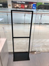 印家軒金屬商場(chǎng)廣告架子立式KT板展架雙面戶(hù)外POP宣傳展示架落地海報架 雙桿立牌50x70cm【黑色不含板】 曬單實(shí)拍圖