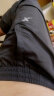 特步运动裤男长裤春季跑步健身裤透气宽松束脚裤男针织卫裤休闲裤子男 梭织-薄款 3XL/190 实拍图