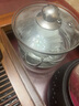 玉蘭香玻璃消毒鍋平底帶蓋茶洗可加熱煮茶杯器茶具器皿茶道配件 小號鍋1200ml 曬單實(shí)拍圖