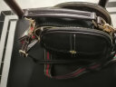 北狐真皮女包明星同款韓版迷你真牛皮包女單肩斜挎小包包外出旅行手機 黑色 曬單實(shí)拍圖