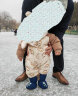 巴拉巴拉婴儿连体羽绒服冬季外出宝宝抱抱服造型加厚208422120203 实拍图
