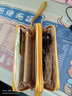 SHARELOVE包包真皮錢(qián)包牛皮雙拉鏈男女大容量手機包黃色招財包包送媽媽禮物 黃色-雙拉頭層凈面款 曬單實(shí)拍圖