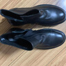 卡帝樂(lè)鱷魚(yú)（CARTELO）高檔真皮男鞋系帶馬丁靴男透氣高幫男士皮靴軟底真皮單層牛皮皮鞋 黑色 單皮靴 42 曬單實(shí)拍圖