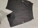 皮爾卡丹（pierre cardin）【特價(jià)】純棉短褲2025夏季新款純色工裝薄款男士中青年百搭五分褲 515黑色 XL 曬單實(shí)拍圖