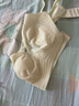 冰面膜內(nèi)衣女夏天薄款無痕透氣大胸顯小胸文胸兔耳朵夏季超薄胸罩 香檳 L 105-120斤36/80ABC 曬單實拍圖