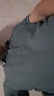 羅蒙（ROMON）短袖T恤男士商務(wù)休閑透氣冰絲POLO打底衫純色上衣服LM12 石灰藍XL 曬單實拍圖