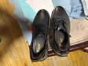 啄木鳥(niǎo)男鞋軟底大頭皮鞋男韓版真皮休閑鞋牛筋底工裝鞋男英倫鞋潮 黑色 40 曬單實(shí)拍圖