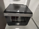 松下(Panasonic） 蒸烤箱電烤箱20升家用蒸烤一體機多功能雙層熱風(fēng)烘焙餐具消毒烤箱NU-SC180BNU-SC180B黑色 20L 曬單實拍圖