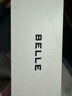 百麗（Belle）方頭一字拖女商場同款舒適平跟休閑拖鞋3IIV1BT4 黑色 37 (235mm) 曬單實拍圖