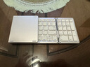 JOMAAB089T便攜式折疊觸控鍵盤(pán)藍牙妙控觸摸鍵盤(pán)適用蘋(píng)果華為小米聯(lián)想iPad平板手機筆記本電腦家用辦公 白色藍牙折疊鍵盤(pán)-數字版 藍牙 81鍵 曬單實(shí)拍圖