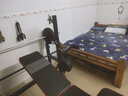CALLIVENcalliven臥推架舉重床家用健身器材男士深蹲杠鈴套裝多功能健身凳 至尊款舉重床+100KG杠鈴 曬單實(shí)拍圖