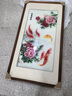 奈維斯汀  NAVSTIN純手工刺繡蘇繡九魚(yú)圖掛畫(huà)富貴有余牡丹錦鯉蘇州刺繡裝飾畫(huà)喬遷禮 富貴有余 裝框65*125CM 送貨上門(mén)包安裝 曬單實(shí)拍圖