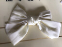 戴巖法式Chic復(fù)古緞面大蝴蝶結(jié)發(fā)夾頂夾后腦勺高檔蝴蝶結(jié)發(fā)飾蓬松頭發(fā)夾女碎發(fā)夾子日韓網(wǎng)紅發(fā)卡發(fā)飾女 蝴蝶結(jié)【奶白色】 曬單實(shí)拍圖
