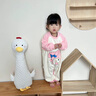G.DUCKKIDS小黃鴨兒童睡衣女童連體家居服春秋薄款長(cháng)袖防踢睡袋女孩純棉空調 兔子羊毛拉架-粉色giegsco 100 建議2~3歲【 90-100cm】cm 曬單實(shí)拍圖