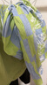 貓人【防螨抗菌純棉】男士睡衣男夏時尚外穿套頭t恤格子家居服綠色L 曬單實拍圖