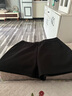 皮爾卡丹（pierre cardin）松緊腰短褲女寬松顯瘦2025秋冬季新款高腰200斤外穿時(shí)尚休閑靴褲 黑色 3XL 135-145斤 曬單實(shí)拍圖