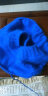 依尚 长毛水貂绒毛线羊绒线 围巾毛线团粗毛线编织婴儿用毛线球手编中粗可机织6+6 湖蓝色 实拍图