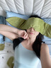 森儀科技重力眼罩遮光睡眠專用睡覺助眠耳塞夏季午睡男女士非冰絲 春水綠 | 微壓放松 深度入眠 曬單實(shí)拍圖