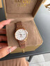 巴寶莉【38女神節禮物】女士手表前十名1314愛(ài)心女款機械風(fēng)小眾輕奢女表 6011玫白鋼帶【禮盒+項鏈+手鐲】 28mm 曬單實(shí)拍圖