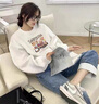 茹蘭丹加絨/薄款衛衣女2025秋冬新款韓版寬松學(xué)生休閑百搭長(cháng)袖上衣女裝 灰色【圓領(lǐng)春秋款】-四只小熊 L 【110-130斤】 曬單實(shí)拍圖