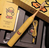 莫勒（MOLE）小黃鴨電動(dòng)牙刷成人聲波震動(dòng)口腔護(hù)理情侶款男女充電式 黃色星星款（4枚原裝刷頭） 曬單實(shí)拍圖