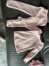 莫代爾女童秋衣秋褲純棉春秋款兒童保暖內衣套裝女孩家居服寶寶長(cháng)袖睡衣 粉色條紋 90cm適合80-90cm年齡2-3歲 曬單實(shí)拍圖