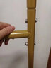 木樽簡(jiǎn)易掛衣架落地臥室衣帽架家用收納衣服架晾衣服架服裝店展示衣架 雙層衣架 輕奢金150cm 曬單實(shí)拍圖