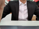 柒牌套西男【三防】商務(wù)平駁領(lǐng)單粒扣職場西服套裝兩件套1ZC70460 黑色 A44 曬單實(shí)拍圖