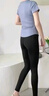 鉑吶苓瑜伽服兩件套女夏運(yùn)動(dòng)健身跑步速干普拉提訓(xùn)練舞蹈服短袖長褲套裝 瑜伽套裝【灰湖藍(lán)+黑長褲】 M 105-120斤 曬單實(shí)拍圖