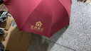 藍(lán)雨（LANYU）雨傘定制印logo廣告?zhèn)阌喿鼍频旮叨松虅?wù)傘活動開業(yè)長柄傘禮品訂制 黑膠加大纖維款#紅色 曬單實拍圖