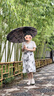 俞兆林（YUZHAOLIN）新中式媽媽夏裝短袖連衣裙套裝中老年女貴夫人國風(fēng)雪紡裙子兩件套 白色 XL 曬單實(shí)拍圖