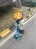 好孩子（gb）折叠滑板车3轮儿童溜溜车男女宝宝三轮滑滑车3-12岁 天蓝色SC3007-6506 实拍图