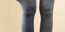 俞兆林 运动篮球羽毛球跑步薄款吸汗透气针织护膝  空调房老寒腿关节炎护腿防寒中老年护膝盖X077灰色 L码 实拍图