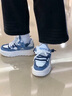 森馬男鞋春夏季新款厚底增高學(xué)生鞋子男款百搭休閑痞帥高街面包板鞋男 藍(lán)色 42 (260mm) 曬單實(shí)拍圖