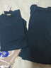 恒源祥加肥加大碼秋衣秋褲純棉毛衫全棉保暖內衣情侶套裝打底冬胖mm秋衣 男款【藏青】 6XL 超級加大 曬單實(shí)拍圖