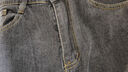 高端牛仔褲男士春夏季新款韓版高彈力寬松直筒修身百搭休閑長(cháng)褲男 YN-316藍灰 31 碼【2尺4】 曬單實(shí)拍圖