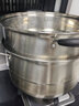 九陽(yáng)蒸鍋304不銹鋼28cm雙層復底蒸籠饅頭包子電磁爐煤氣灶鍋具ZGB2805 ZGB2805- 28cm 曬單實(shí)拍圖