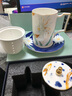英格麗（INGRI）輕奢骨瓷杯碟茶杯帶蓋過濾禮盒裝高檔創(chuàng)意送結(jié)婚送閨蜜伴手禮品 出水芙蓉【禮盒裝】 曬單實拍圖