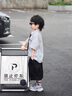 G.DUCKKIDS小黃鴨男童套裝夏季學院風兒童西裝演出服男孩白襯衫黑褲子兩件套 白色襯衫+黑色褲子+領帶 130 建議7~8歲【120-130cm】cm 曬單實拍圖