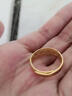 蘇蘭卡金色戒指 個(gè)性黃銅指環(huán)送朋友禮物 開(kāi)口簡(jiǎn)約情侶對戒可刻字 曬單實(shí)拍圖