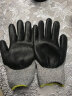 3M五级防割防滑耐磨手套工厂车间搬运劳动 丁腈涂掌防护透气手套L码灰色 实拍图